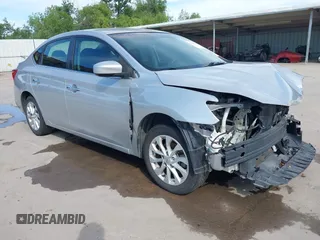 2019 Nissan Sentra SV z VIN 3N1AB7AP1KL604264, wystawiony jako IAAI lot #42304142 z przebiegiem 87 506 mil mil oraz . Historia ofert i sprzedaży dostępna na DreamBid. Obrazek 1.