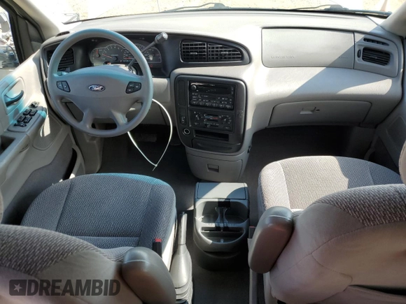 2001 Ford Windstar SEL with VIN 2FMDA56461BA55148, listed as a Copart auction lot 66531405 with 74,409 mi miles and Salvage title. Bid and sale history available at DreamBid. Image 8.