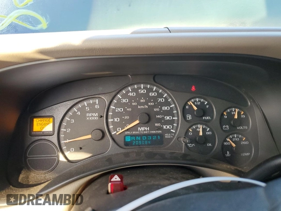 2002 Chevrolet Suburban LS with VIN 3GNEC16ZX2G287314, listed as a Copart auction lot 85537714 with 209,084 mi miles and Salvage Title. Bid and sale history available at carsss.com. Image 9.