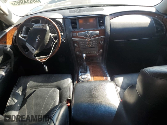 2015 Infiniti QX80 with VIN JN8AZ2ND4F9770423, listed as a Copart auction lot 48514955 with 88,688 mi miles and Salvage title. Bid and sale history available at DreamBid. Image 8.
