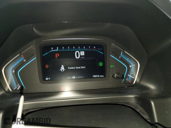 2022 Honda Odyssey Touring with VIN 5FNRL6H88NB051038, listed as a Copart auction lot 56995315 with 108,534 mi miles and Salvage title. Bid and sale history available at DreamBid. Image 9.