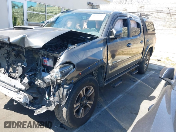 2017 Toyota Tacoma SR5 with VIN 3TMCZ5AN8HM102763, listed as a IAAI auction lot 41781283 with 38,734 mi miles and . Bid and sale history available at carsss.com. Image 17.