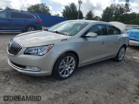 2014 Buick LaCrosse Premium I with VIN 1G4GD5G38EF277009, listed as a Copart auction lot 61078405 with 33,650 mi miles and Salvage title. Bid and sale history available at DreamBid. Image 1.