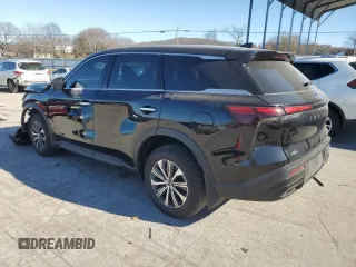 2024 Infiniti QX60 Pure with VIN 5N1DL1ES5RC345587, listed as a Copart auction lot 83889614 with 9,829 mi miles and Salvage title. Bid and sale history available at DreamBid. Image 2.