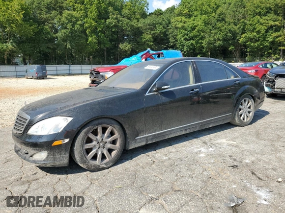 2007 Mercedes-Benz S 550 with VIN WDDNG71X87A029634, listed as a Copart auction lot 66545494 with Not provided miles and Clean title. Bid and sale history available at DreamBid. Image 1.