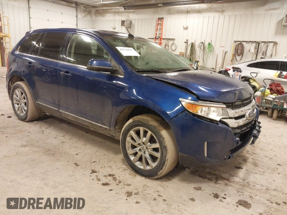 2013 Ford Edge Limited with VIN 2FMDK4KC9DBA52575, listed as a IAAI auction lot 41744647 with 160,678 mi miles. Bid and sale history available at carsss.com. Image 1.