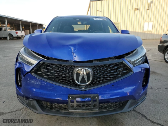 2023 Acura RDX w/A-Spec Package with VIN 5J8TC2H6XPL013308, listed as a Copart auction lot 82427864 with 9,244 mi miles and Salvage Title. Bid and sale history available at carsss.com. Image 5.