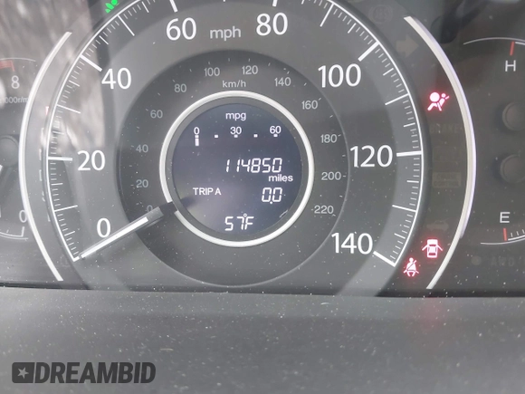 2015 Honda CR-V EX-L with VIN 2HKRM4H79FH616991, listed as a IAAI auction lot 42155337 with 114,850 mi miles. Bid and sale history available at carsss.com. Image 7.