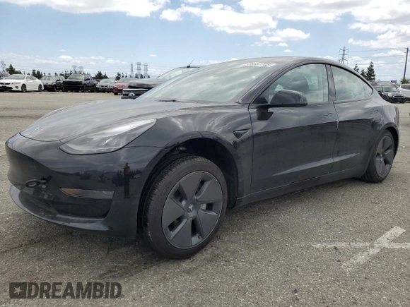 2023 Tesla Model 3 z VIN 5YJ3E1EA7PF600239, wystawiony jako Copart lot #56557705 z przebiegiem 18 851 mil mil oraz Szkoda całkowita • Salvage title. Historia ofert i sprzedaży dostępna na DreamBid. Obrazek 1.