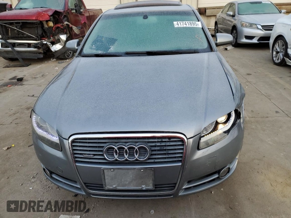 2006 Audi A4 2.0T with VIN WAUDF78E96A219872, listed as a Copart auction lot 41741895 with 190,212 mi miles and Salvage Title. Bid and sale history available at carsss.com. Image 5.