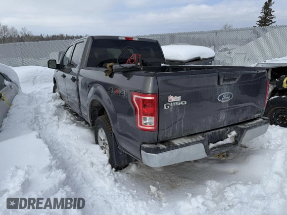 2016 Ford F-150 XLT with VIN 1FTFW1EFXGFA74075, listed as a Copart auction lot 46610525 with Not Provided miles and Salvage Title. Bid and sale history available at carsss.com. Image 2.