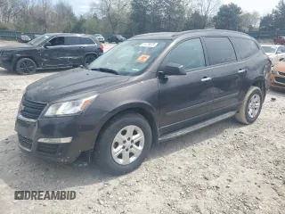 2017 Chevrolet Traverse LS with VIN 1GNKRFKD4HJ140020, listed as a Copart auction lot 51479875 with 102,017 mi miles and Salvage Title. Bid and sale history available at carsss.com. Image 1.