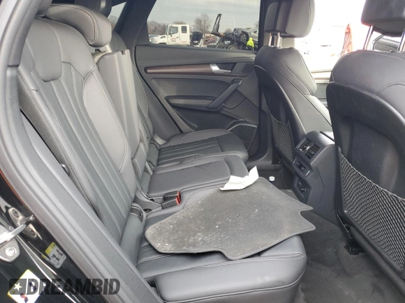 2023 Audi Q5 Sportback S line Premium Plus with VIN WA15AAFY2P2069934, listed as a Copart auction lot 83076934 with Not provided miles and Salvage title. Bid and sale history available at DreamBid. Image 11.