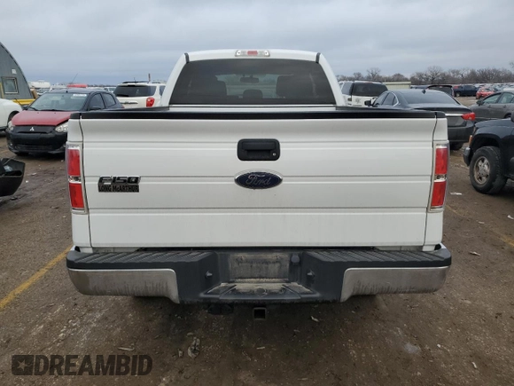 2013 Ford F-150 XL with VIN 1FTFX1ET1DFD82959, listed as a Copart auction lot 42958465 with 104,371 mi miles and Salvage Title. Bid and sale history available at carsss.com. Image 6.