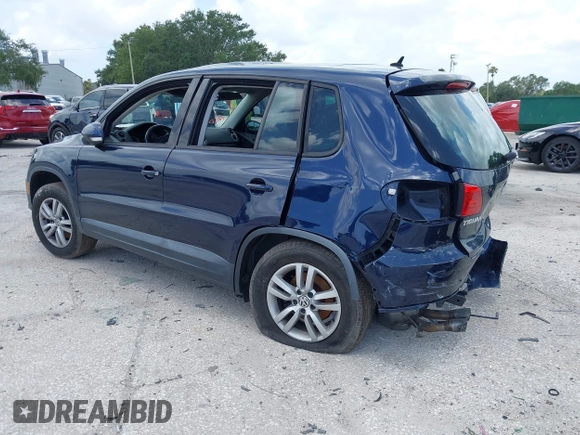 2013 Volkswagen Tiguan S with VIN WVGAV3AX5DW620778, listed as a IAAI auction lot 42505171 with 178,399 mi miles and . Bid and sale history available at DreamBid. Image 3.
