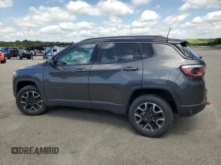 2020 Jeep Compass Trailhawk with VIN 3C4NJDDB1LT189318, listed as a Copart auction lot 50199885 with 93,943 mi miles and Non Repairable. Bid and sale history available at carsss.com. Image 2.