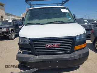2023 GMC Savana Cargo Van with VIN 1GTW7AFP0P1143843, listed as a IAAI auction lot 41776847 with 15,091 mi miles. Bid and sale history available at carsss.com. Image 12.