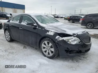 2014 Buick Regal Premium I with VIN 2G4GP5EX5E9242613, listed as a Copart auction lot 45985485 with 130,107 mi miles and Clean Title. Bid and sale history available at DreamBid. Image 4.