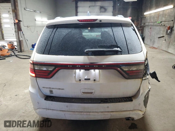 2019 Dodge Durango SXT Plus with VIN 1C4RDHAG7KC644618, listed as a Copart auction lot 43945855 with 100,283 mi miles and Salvage Title. Bid and sale history available at DreamBid. Image 6.