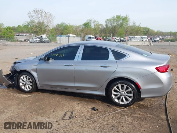 2015 Chrysler 200 C with VIN 1C3CCCCB2FN739826, listed as a IAAI auction lot 42080383 with 152,360 mi miles and . Bid and sale history available at DreamBid. Image 14.