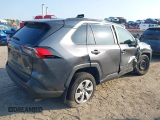2019 Toyota RAV4 LE with VIN JTMK1RFV0KD003070, listed as a IAAI auction lot 42051761 with 86,651 mi miles. Bid and sale history available at carsss.com. Image 4.