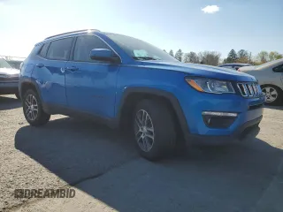 2019 Jeep Compass Latitude with VIN 3C4NJCBB2KT844341, listed as a Copart auction lot 53052675 with 59,709 mi miles and Salvage Title. Bid and sale history available at carsss.com. Image 4.