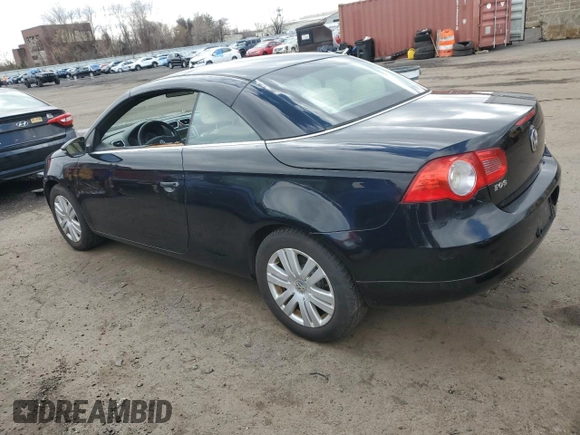 2009 Volkswagen Eos Komfort с VIN WVWBA71F19V006813, выставлен на аукционе Copart как лот 51868645 с пробегом 79 038 миль миль и Чистый • Clean title. История ставок и продаж доступна на DreamBid. Изображение 2.