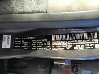 2019 Alfa Romeo Stelvio Ti z VIN ZASPAKBN0K7C56432, wystawiony jako Copart lot #85646664 z przebiegiem Nie podano mil oraz Szkoda całkowita • Salvage title. Historia ofert i sprzedaży dostępna na DreamBid. Obrazek 12.