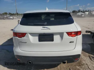 2018 Jaguar F-Pace 30t Premium with VIN SADCJ2GX7JA236427, listed as a Copart auction lot 47453385 with 54,123 mi miles and Salvage title. Bid and sale history available at DreamBid. Image 6.