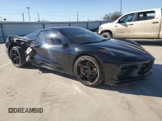 2022 Chevrolet Corvette 3LT with VIN 1G1YC3D4XN5111621, listed as a Copart auction lot 47439585 with 9,795 mi miles and Salvage Title. Bid and sale history available at carsss.com. Image 4.