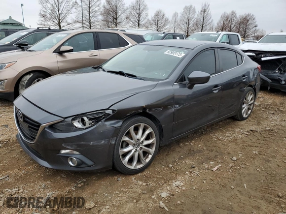 2014 Mazda 3 S Touring with VIN JM1BM1V30E1142940, listed as a Copart auction lot 82905173 with Not Provided miles and Salvage Title. Bid and sale history available at DreamBid. Image 1.