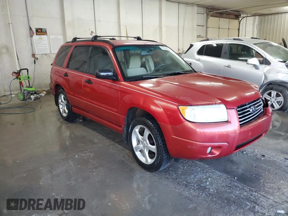 2007 Subaru Forester X with VIN JF1SG63637H703679, listed as a Copart auction lot 82034424 with 176,075 mi miles and Salvage Title. Bid and sale history available at carsss.com. Image 4.