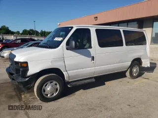 2010 Ford Econoline Passenger XL with VIN 1FMNE1BW2ADA11991, listed as a Copart auction lot 63758014 with 32,785 mi miles and Salvage Title. Bid and sale history available at DreamBid. Image 1.