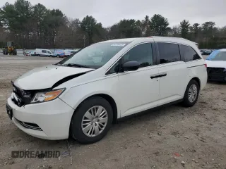 2016 Honda Odyssey LX with VIN 5FNRL5H26GB116588, listed as a Copart auction lot 50799425 with 80,831 mi miles and Salvage Title. Bid and sale history available at DreamBid. Image 1.