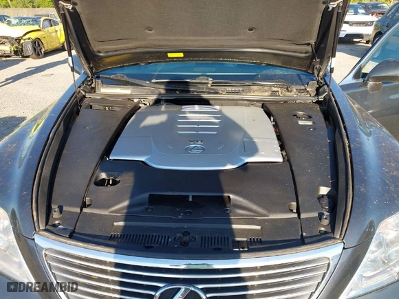 2008 Lexus LS 460 with VIN JTHBL46F785052340, listed as a IAAI auction lot 41963007 with 142,710 mi miles. Bid and sale history available at carsss.com. Image 10.