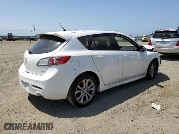 2011 Mazda 3 s Sport with VIN JM1BL1K61B1386111, listed as a Copart auction lot 55352125 with 135,966 mi miles and Salvage Title. Bid and sale history available at carsss.com. Image 3.