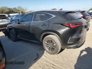 2025 Lexus NX with VIN 2T2GDCAZXSC019578, listed as a Copart auction lot 79953094 with 627 mi miles and Salvage Title. Bid and sale history available at carsss.com. Image 2.
