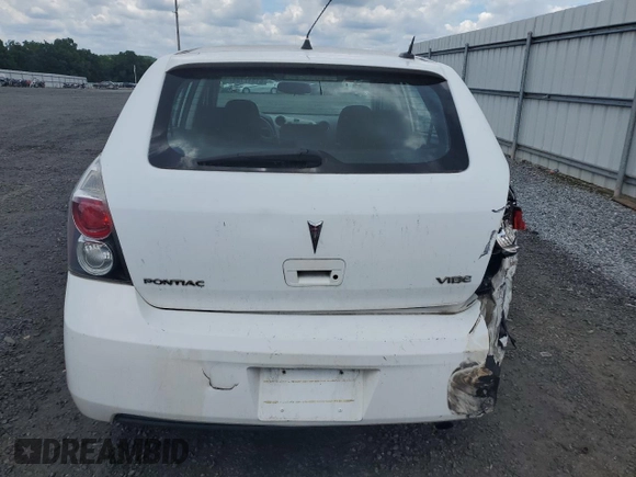 2009 Pontiac Vibe w/1SA with VIN 5Y2SP67839Z450480, listed as a Copart auction lot 67287894 with 215,489 mi miles and Salvage Title. Bid and sale history available at carsss.com. Image 6.