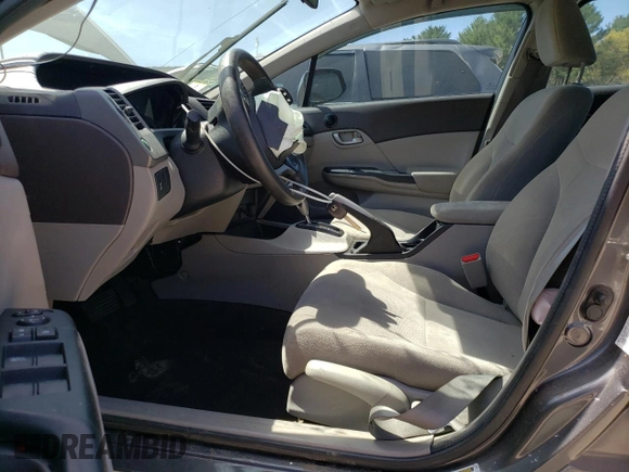2012 Honda Civic LX with VIN 2HGFB2F53CH583118, listed as a Copart auction lot 55111215 with 133,760 mi miles and Clean Title. Bid and sale history available at DreamBid. Image 7.