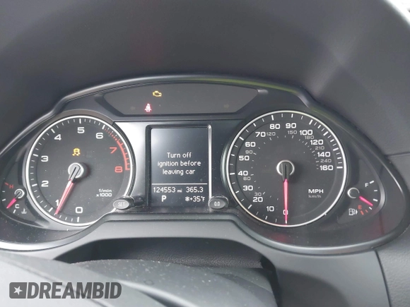 2017 Audi Q5 Premium with VIN WA1C2AFP5HA091896, listed as a IAAI auction lot 41553610 with 124,553 mi miles. Bid and sale history available at carsss.com. Image 7.