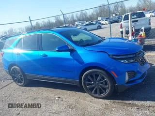 2024 Chevrolet Equinox RS with VIN 3GNAXMEG1RS150810, listed as a IAAI auction lot 41985283 with 36,237 mi miles and . Bid and sale history available at carsss.com. Image 13.
