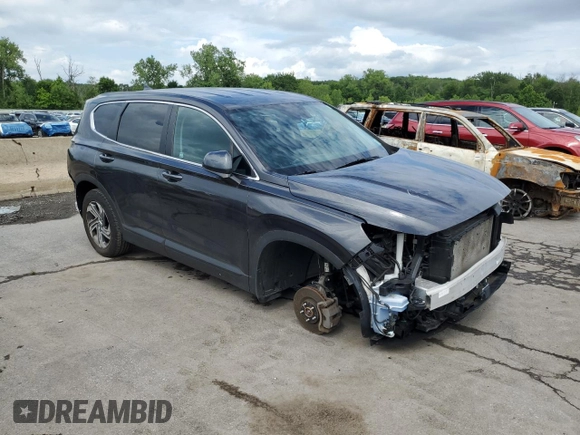 2021 Hyundai Santa Fe SE with VIN 5NMS1DAJ3MH343900, listed as a Copart auction lot 63638775 with 36,431 mi miles and Salvage title. Bid and sale history available at DreamBid. Image 4.