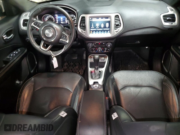 2021 Jeep Compass 80th Anniversary with VIN 3C4NJCEBXMT511903, listed as a Copart auction lot 43438945 with 32,852 mi miles and Salvage Title. Bid and sale history available at carsss.com. Image 8.