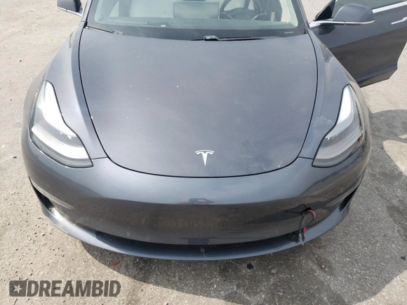 2018 Tesla Model 3 Long Range Battery with VIN 5YJ3E1EBXJF100415, listed as a Copart auction lot 53295825 with Not Provided miles and Salvage Title. Bid and sale history available at DreamBid. Image 11.