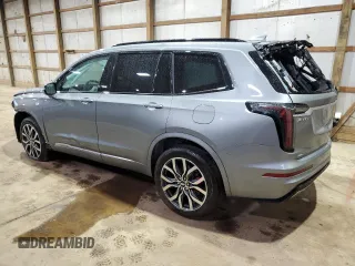 2023 Cadillac XT6 AWD Sport with VIN 1GYKPGRS5PZ121334, listed as a Copart auction lot 50606324 with 10,455 mi miles and Salvage Title. Bid and sale history available at carsss.com. Image 2.