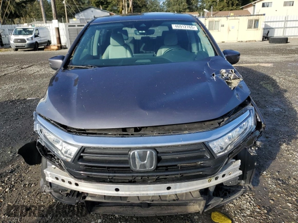 2022 Honda Odyssey EX-L with VIN 5FNRL6H74NB060729, listed as a Copart auction lot 46912765 with 41,023 mi miles and Salvage Title. Bid and sale history available at DreamBid. Image 5.