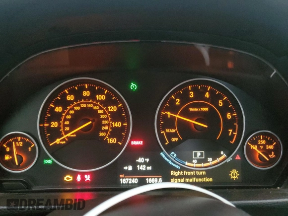 2016 BMW 4 Series 435i z VIN WBA3R1C52GK529414, wystawiony jako Copart lot #44433205 z przebiegiem 167 240 mil mil oraz Szkoda całkowita • Salvage title. Historia ofert i sprzedaży dostępna na DreamBid. Obrazek 9.