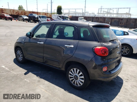 2014 FIAT 500L Easy with VIN ZFBCFABH6EZ027696, listed as a Copart auction lot 64708874 with 93,284 mi miles and Salvage Title. Bid and sale history available at carsss.com. Image 2.