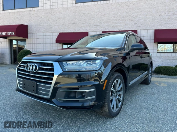 2018 Audi Q7 Premium Plus with VIN WA1LAAF78JD050217, listed as a Copart auction lot 54598215 with 123,468 mi miles and Clean Title. Bid and sale history available at carsss.com. Image 2.