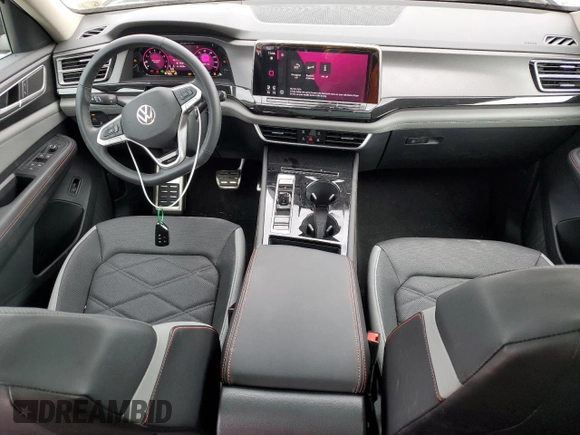 2024 Volkswagen Atlas Peak Edition SEL with VIN 1V2GR2CA9RC582274, listed as a Copart auction lot 79362524 with 1,619 mi miles and Salvage title. Bid and sale history available at DreamBid. Image 8.